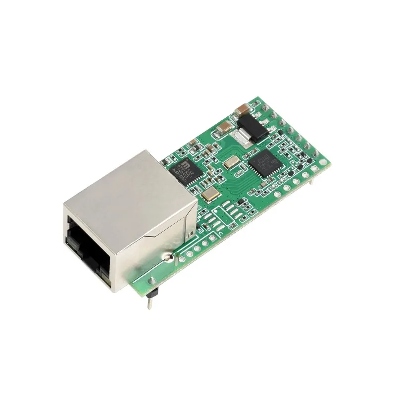 Waveshare TTL Serial to RJ45 Network Port Module, 3.3V UART TO ETH, Bidirectional Transparent Transmission, Web Configuration