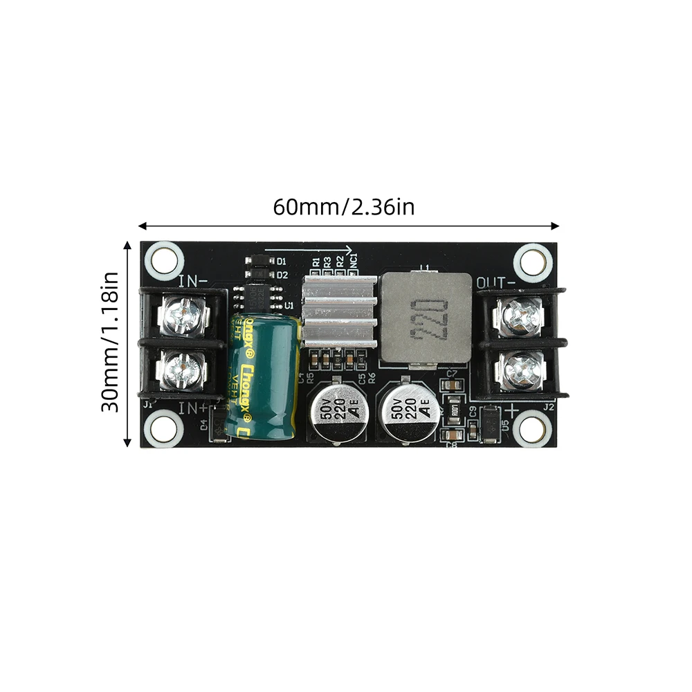DC-DC Step Down Module 7-38V Input 5V Or 12V Output 6A Buck Power Supply With Over Temperature Protection Soft Start