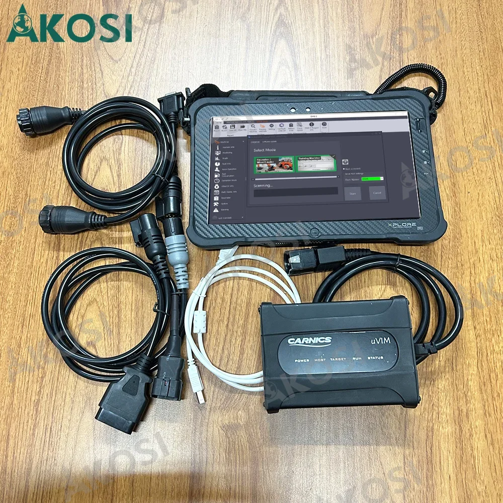 

Xplore tablet Ready to use+For Doosan uvim Excavator Forklift Engine Fault Detector Interface DDT SCR DPF DCU ECU Scanner