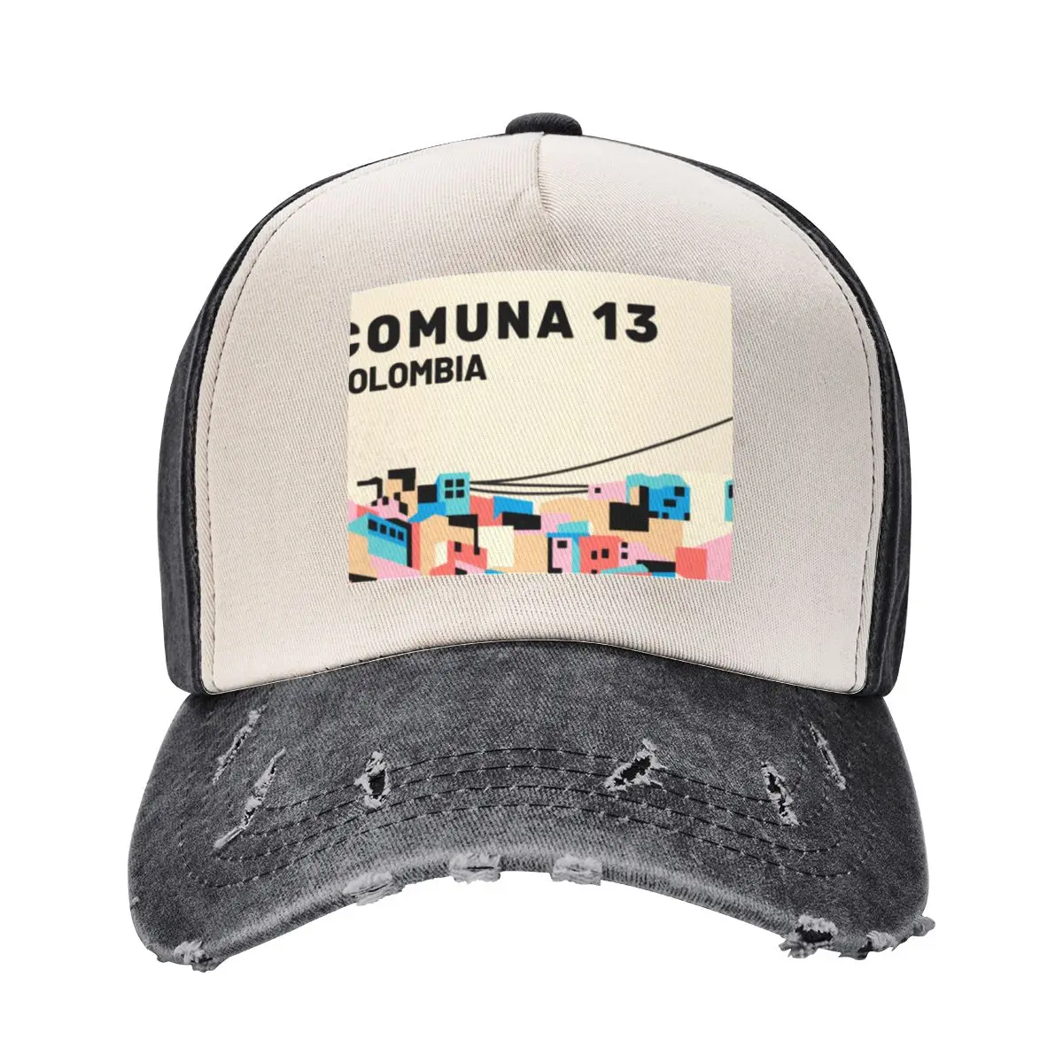 

Comuna 13 Baseball Cap Sunscreen Sunhat fishing caps man Men's Luxury Women's