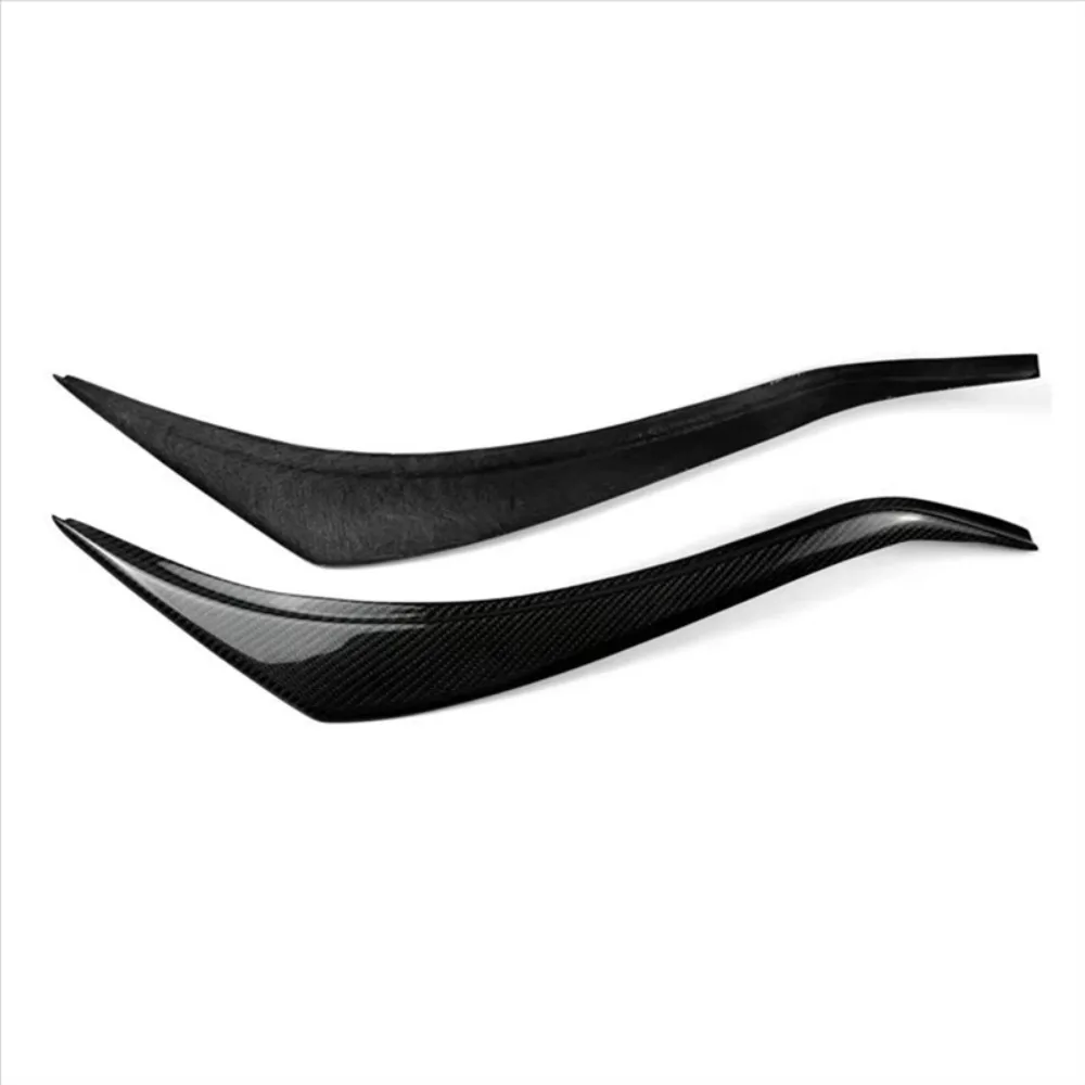 Pegatina embellecedora  fibra  carbono para Toyota Spa 2012-2020, faro lantero para coche, faro lantero para párpado y