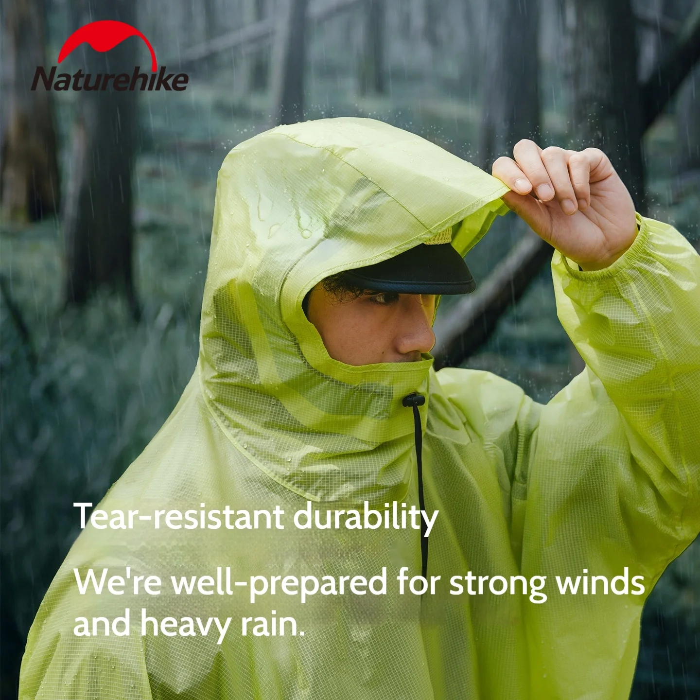เสื้อกันฝน Naturehike น้ำหนักเ - Camping Rain Poncho บทวิจารณ์และราคา