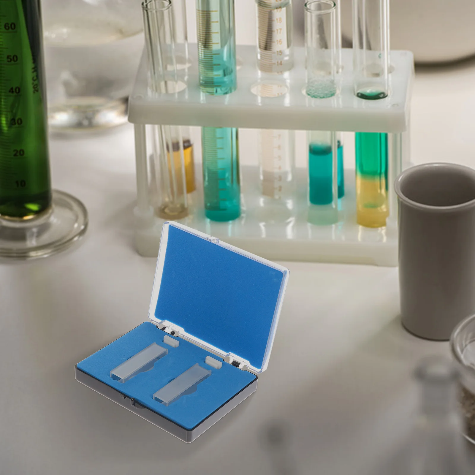 

2 Pcs Quartz Cuvette Accurate Reading Standard Photometer Sample Examination Laboratory