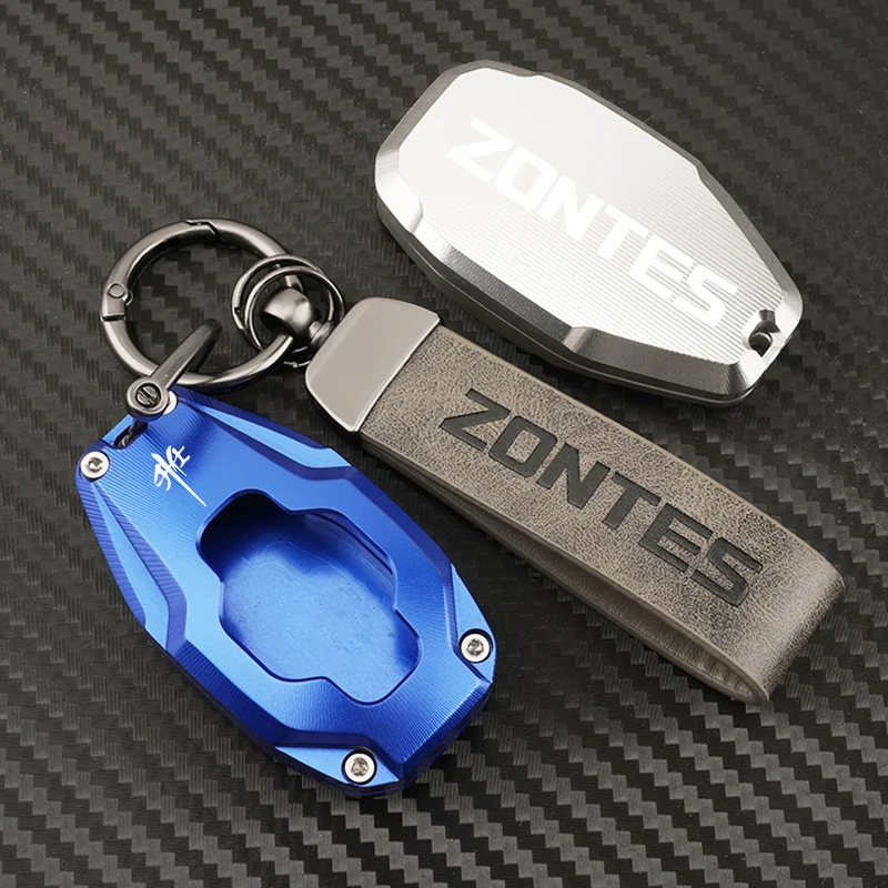 For Zontes 150X 368G 368K 368E 368D Remote Control Key Case Shell Cover Keychain Keyring 703F 703R 703RR 703T 368 703 Adventure