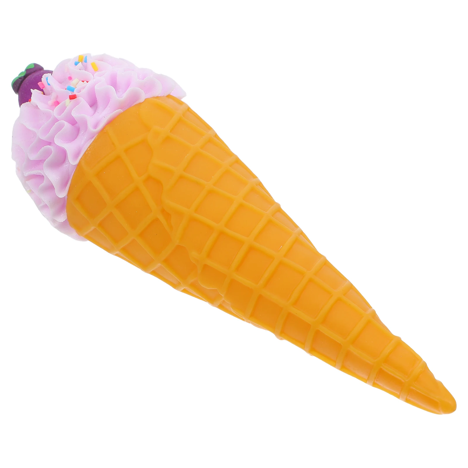 

Simulated Ice Cream Cone Realistic Mini Props Lifelike Fake Decor Display Photography Food Model Plastic Longlasting Easy Clean