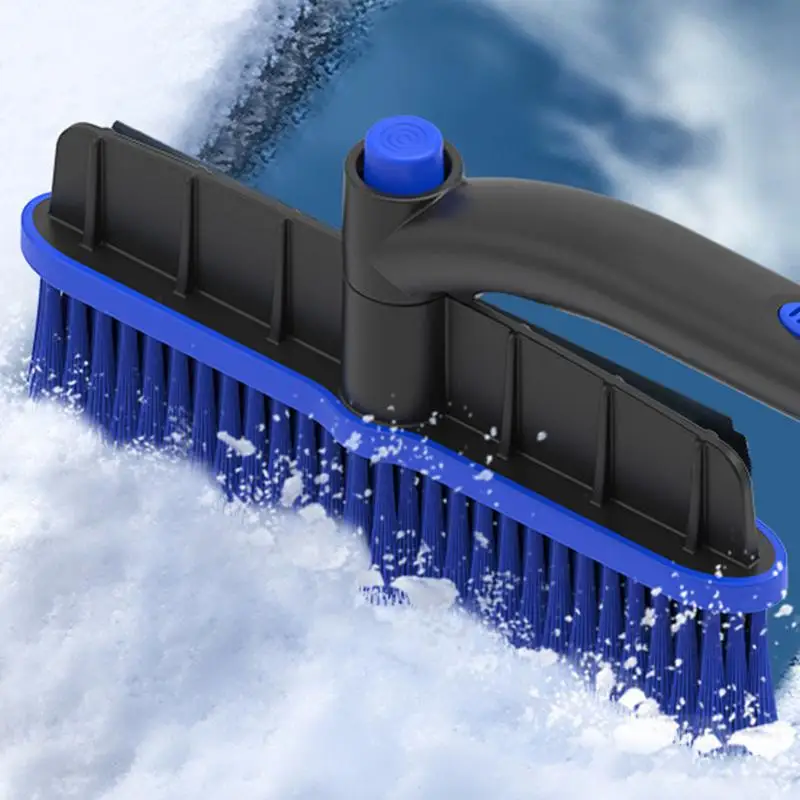 Car Snow Shovel Brush Winter Removable Auto Snow Remover Brush Snow Removal Tool With 360 Degree Rotating Head For Cars RVs