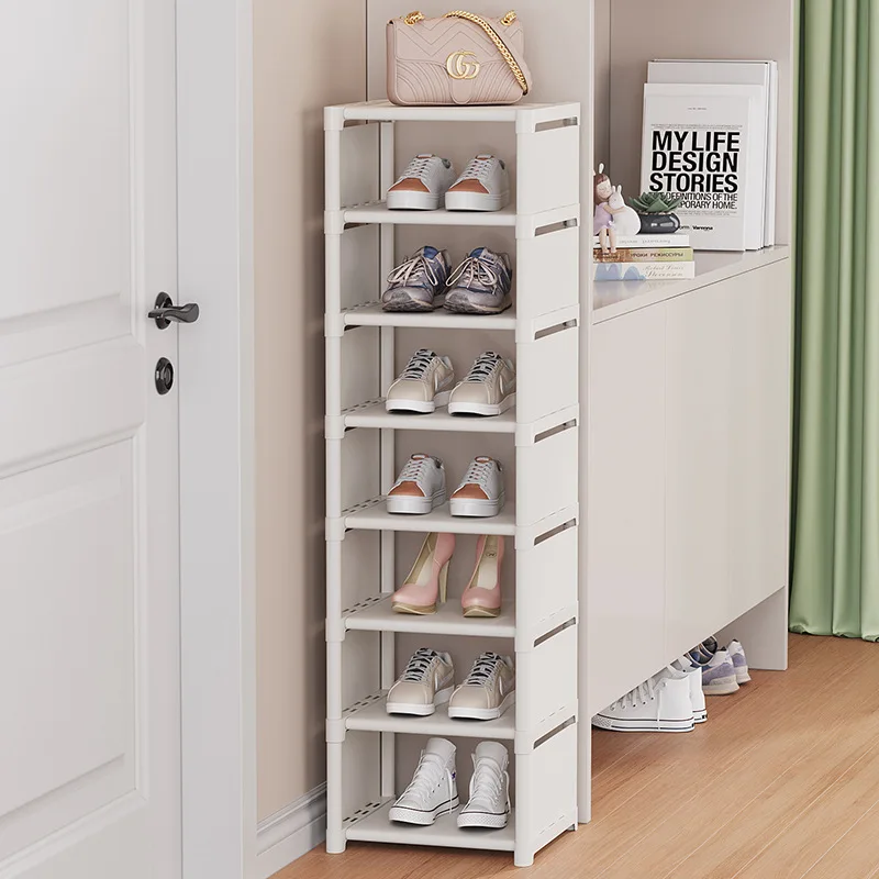 AOLIVIYA Door Entrance Shoe Rack Hallway Cabinet Slipper Dorm Space Storage Stand