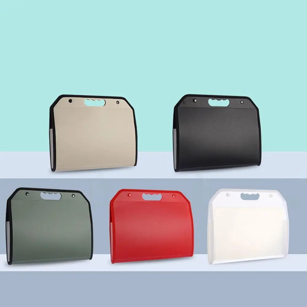 Large Capacity A4 File Folder Storage Organizer Waterproof Buckle HandBag Dustproof Wear Resistant Data Organizer Pouch Office