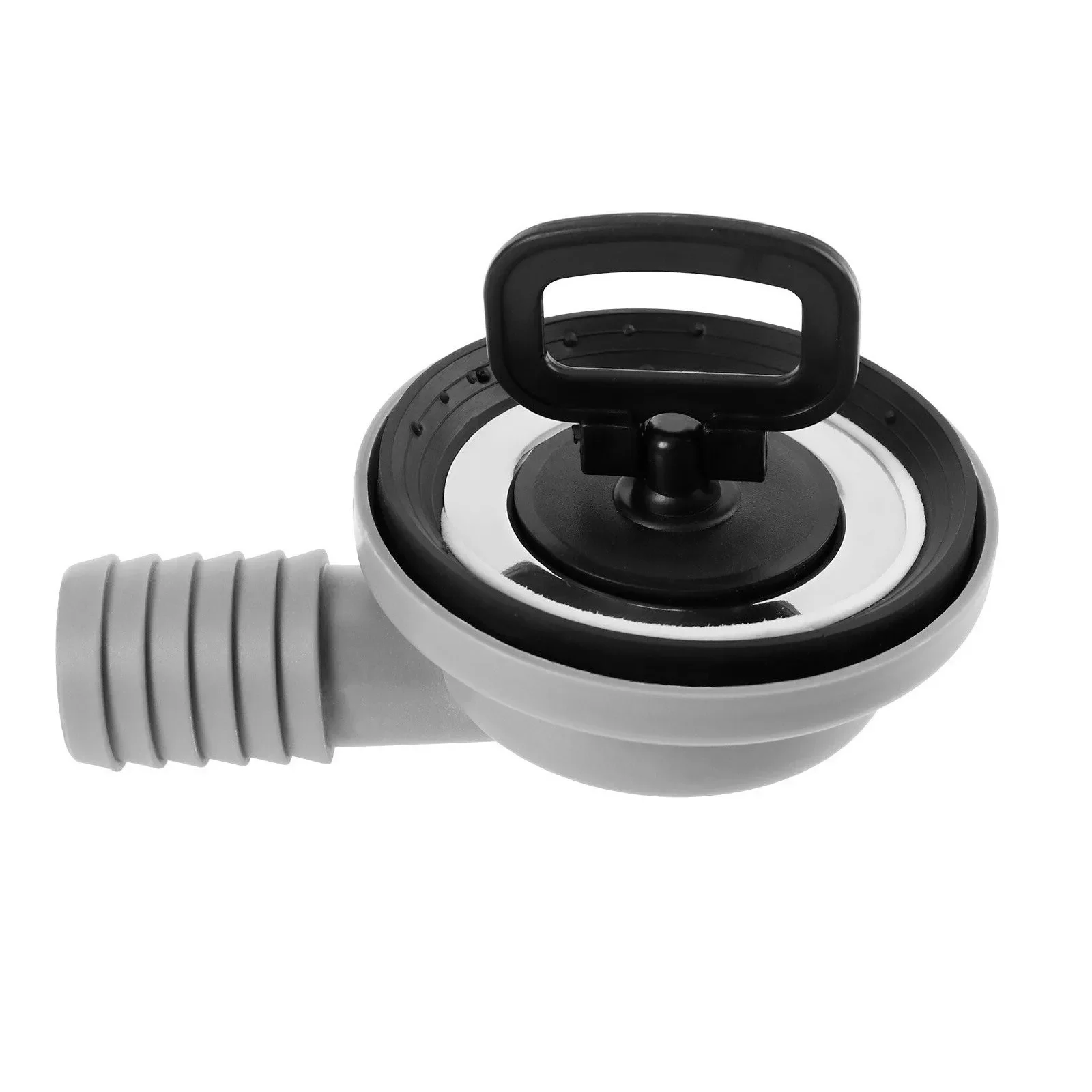 56mm 2,2-calowy korek odpływowy zlewowy z otworem kątowym do łodzi, przyczepy kempingowej, kampera RV — zdjęcie 4