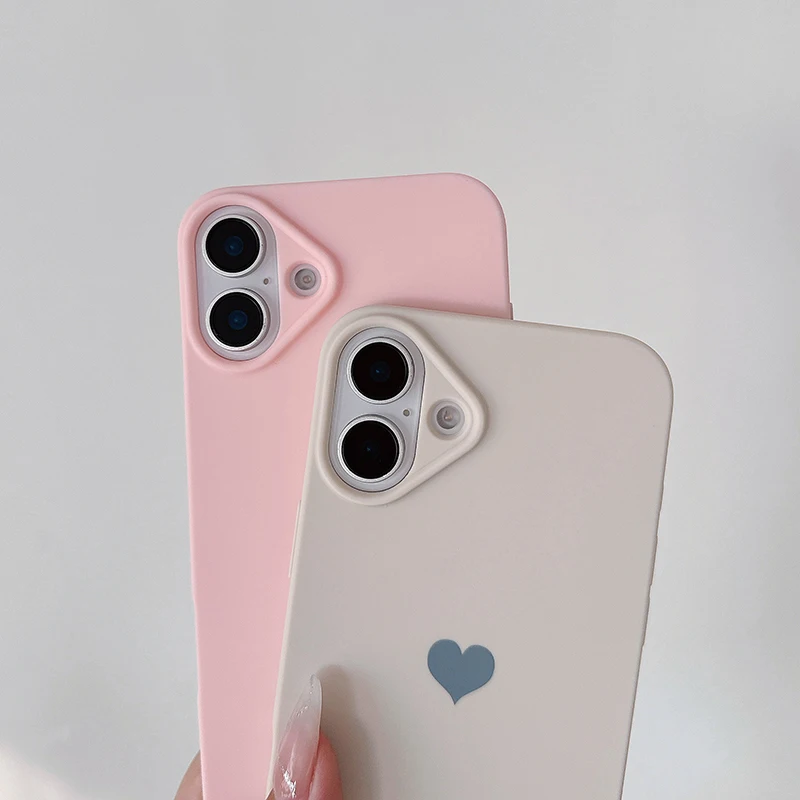 Love Candy Color Silicone Soft Case For iPhone 16 15 14 Plus 13 12 Mini 11 Pro Max Ultra Thin Matte TPU Back Cover Shell Caso image 2