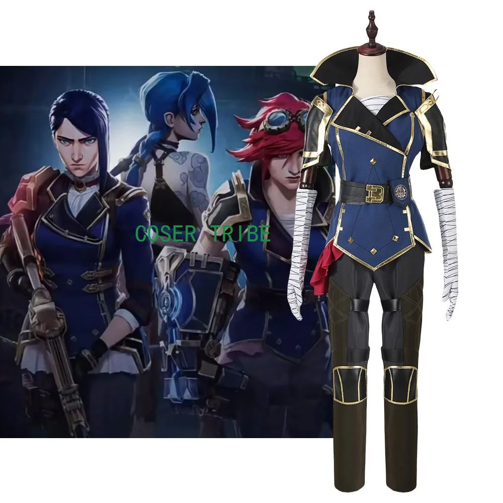 COSER TRIBE Lol Violet Battle Of The Two Cities Cosplay Costume Cos Game Anime Party Uniform Hallowen Play Role Clothes Clothing