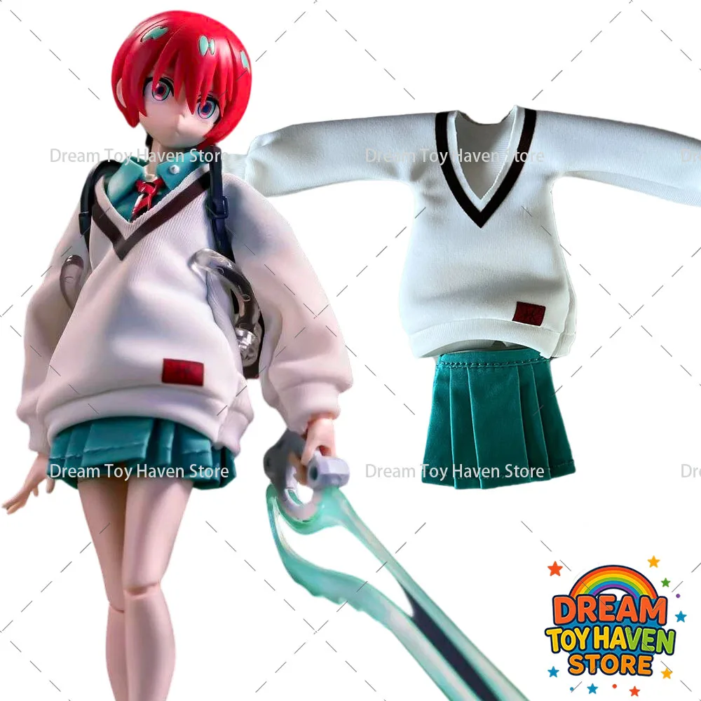 

Комплект униформы водителя Yuzuriha (Gundam GQuuuuuuX) для женских фигурок солдат в масштабе 1/12: свитер и юбка для 6-дюймовых кукол-фигурок.