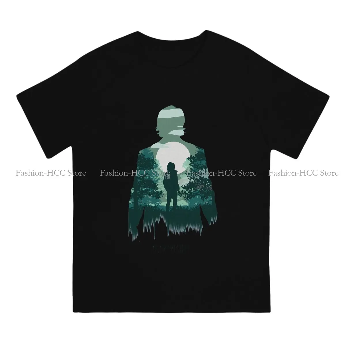 Alan Wake widok z tyłu T Shirt poliester Goth męskie koszulki letnia odzież koszulka Harajuku z okrągłym dekoltem