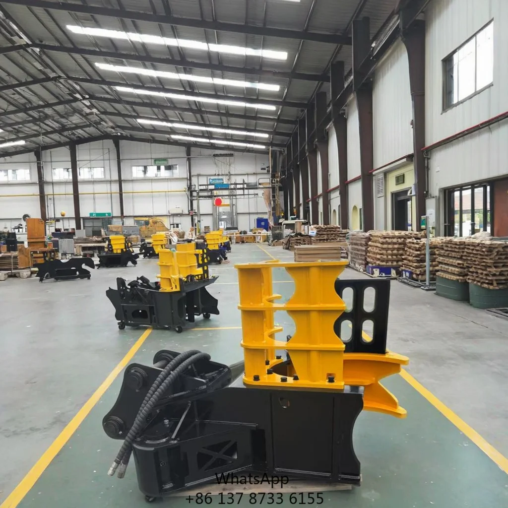 Professional Customized WIGON WG-ETS100 Hydraulic Tree Shears For Excavator Accessories For 0.8-10 Ton Excavators