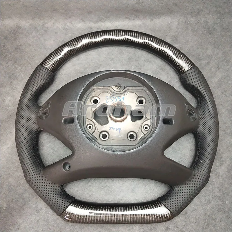 Carbon Fiber Steering Wheel For Mercedes-Benz W221 W216 S63 S550 S350 CL63 CL65 CL550 2009 2010 2011 2012