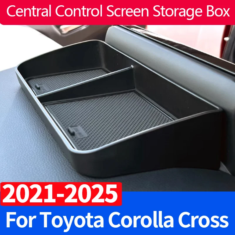 

Car Central Control Screen Storage Box Instrument Panel Storage Accessories For Toyota Corolla Cross XG10 2021 2022 2023 2024