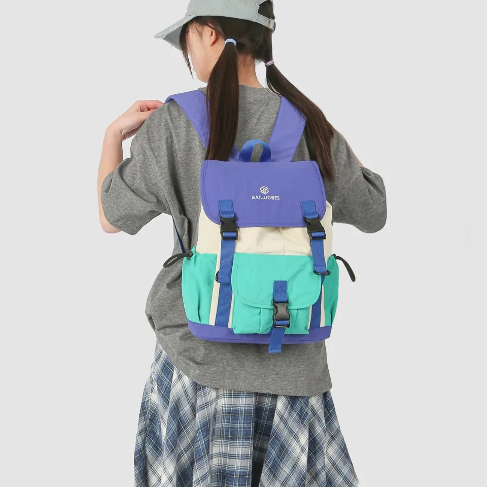 Fashion Unisex Super Lightweight Backpack Outings Large Capacity Water-Repellent Backpack Suitable For Students Leisure Travel