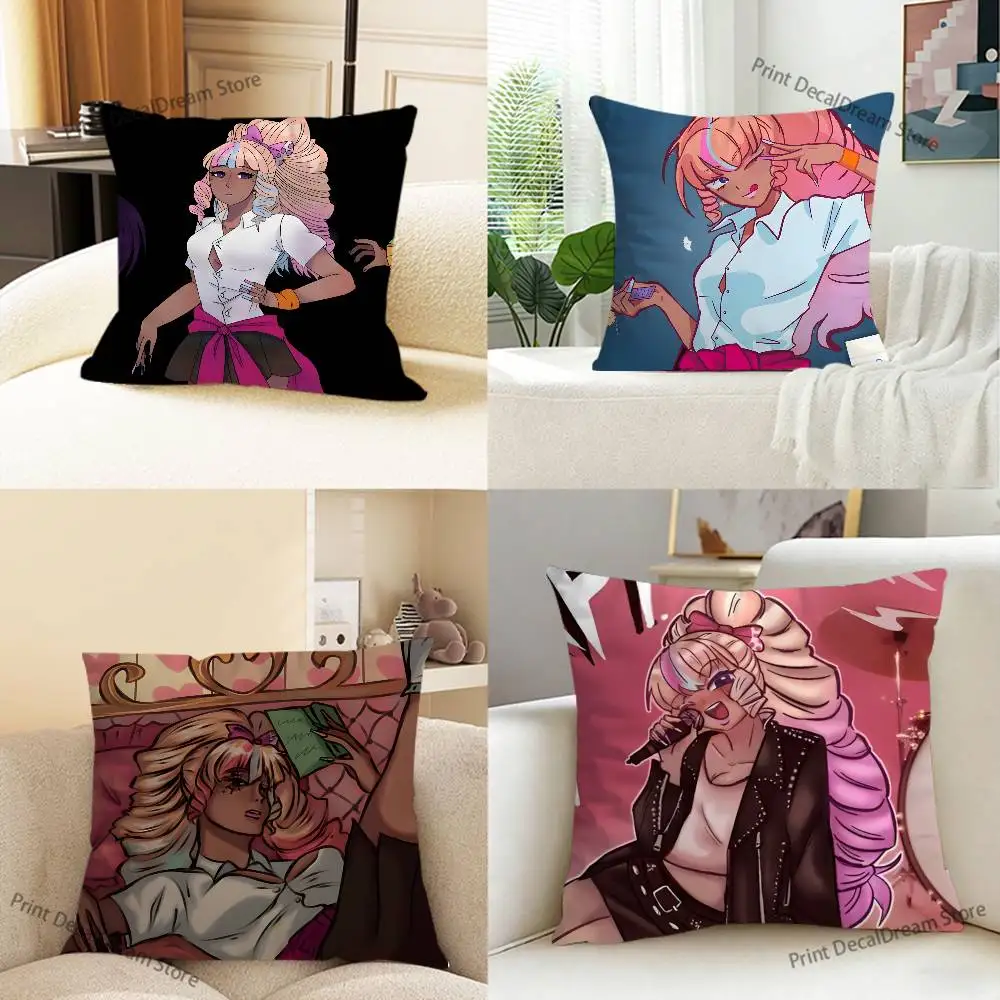 K-Kids at The B-Back  Brittney Printed Pillow Cover Cushion Case Simple Sofa Pillow Case No Pillow Core