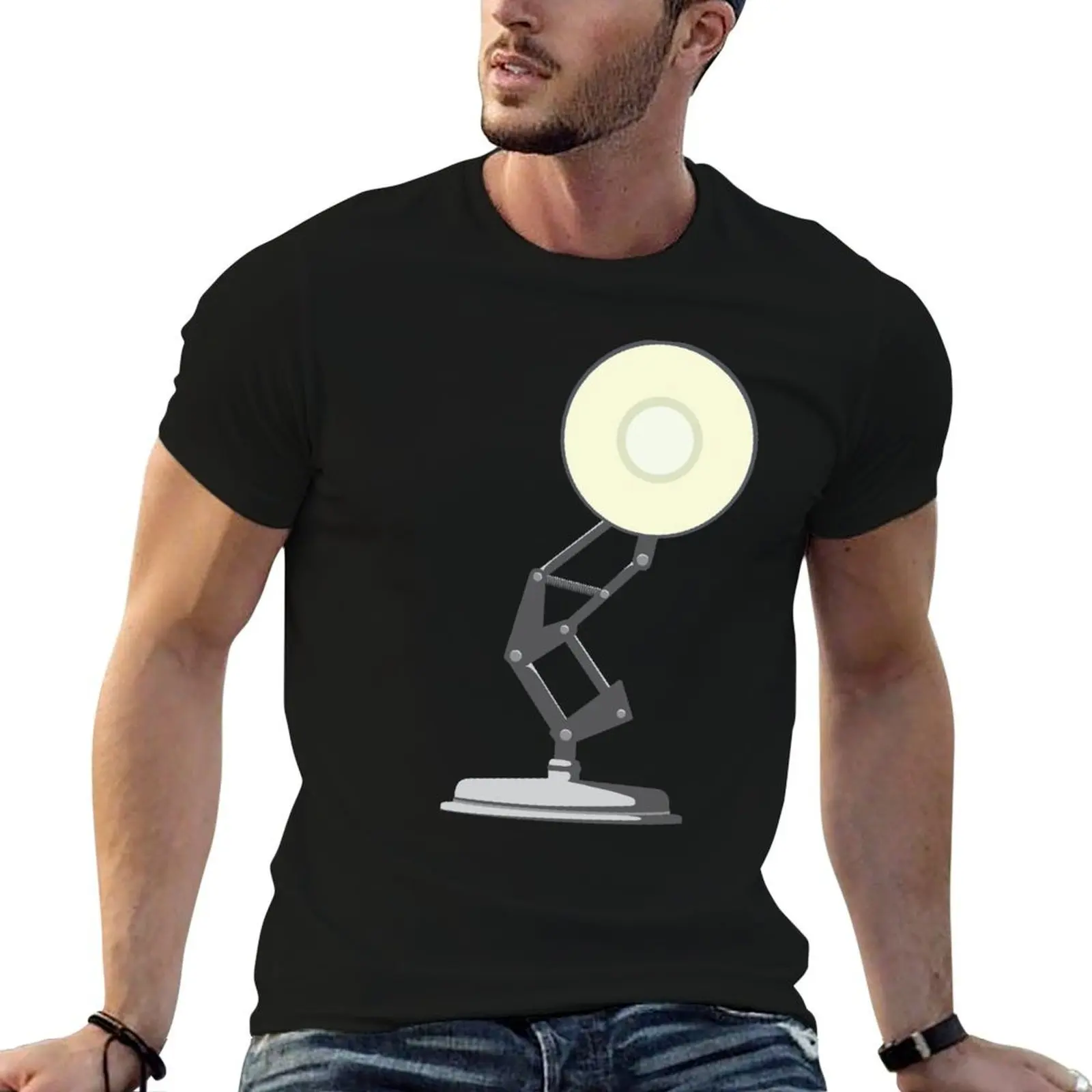Vintage Lamp T-Shirt man t shirt plain men t shirt