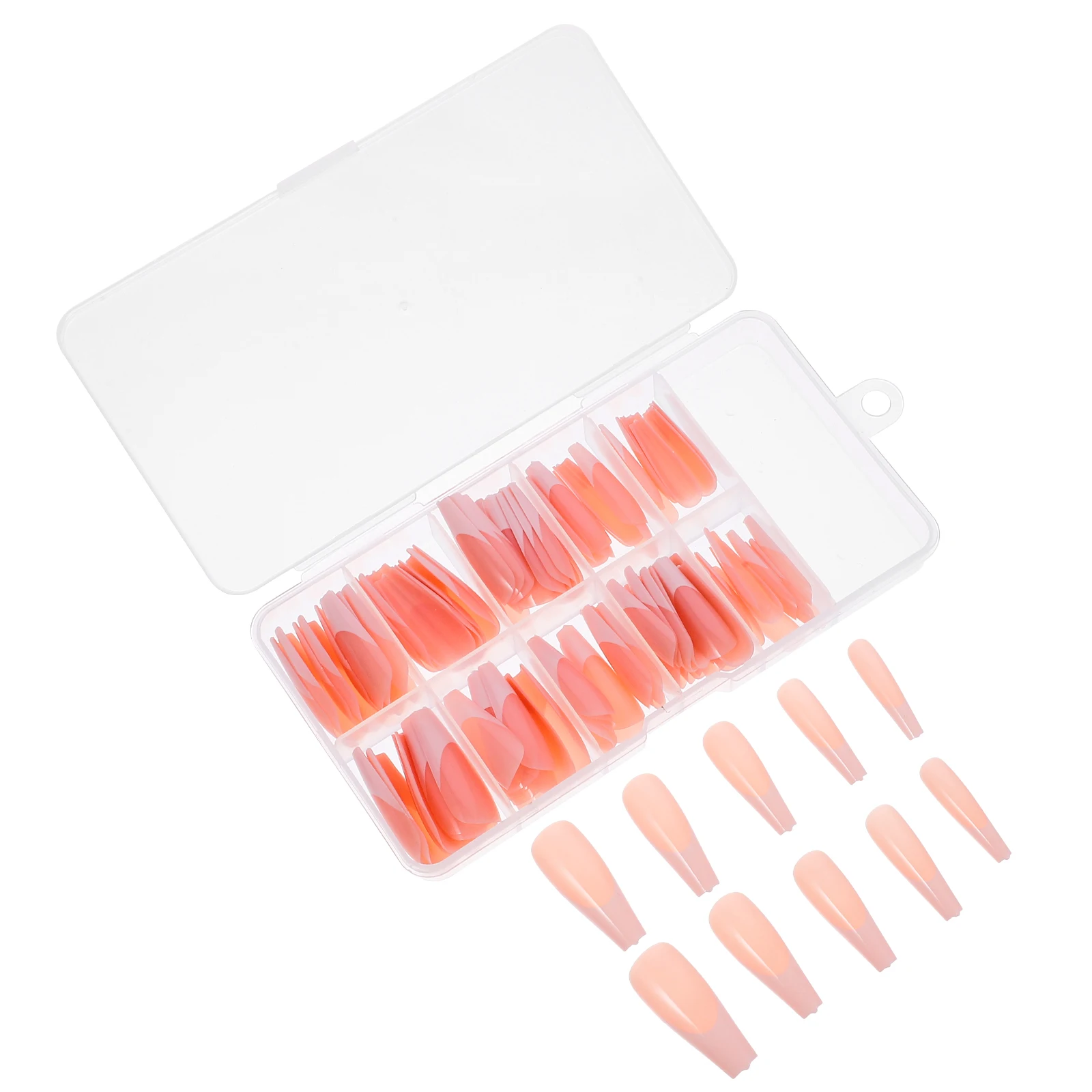 

120pcs Press On Medium Fake Nails For Women French Nail Art Supplies Manicure Tools Glue On Nails False Tips For Wedding