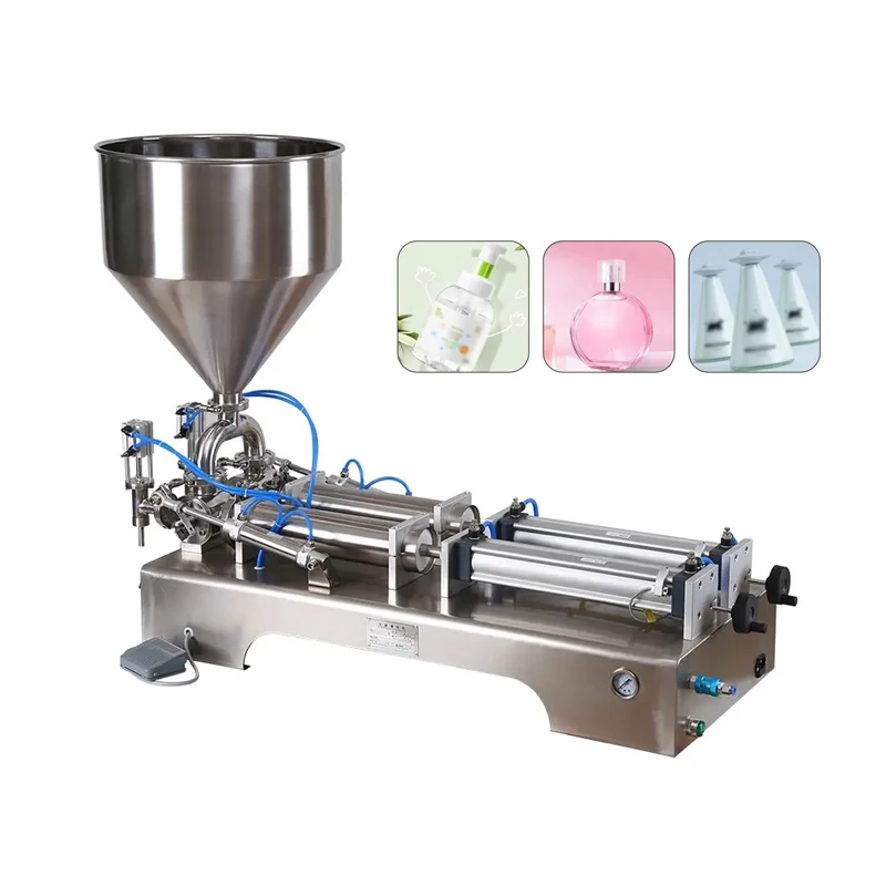 

Double Heads Paste Filling Machine 100-1000ml Fully Automatic Honey Nut Butter Semen Peanut Butter Filling Machine