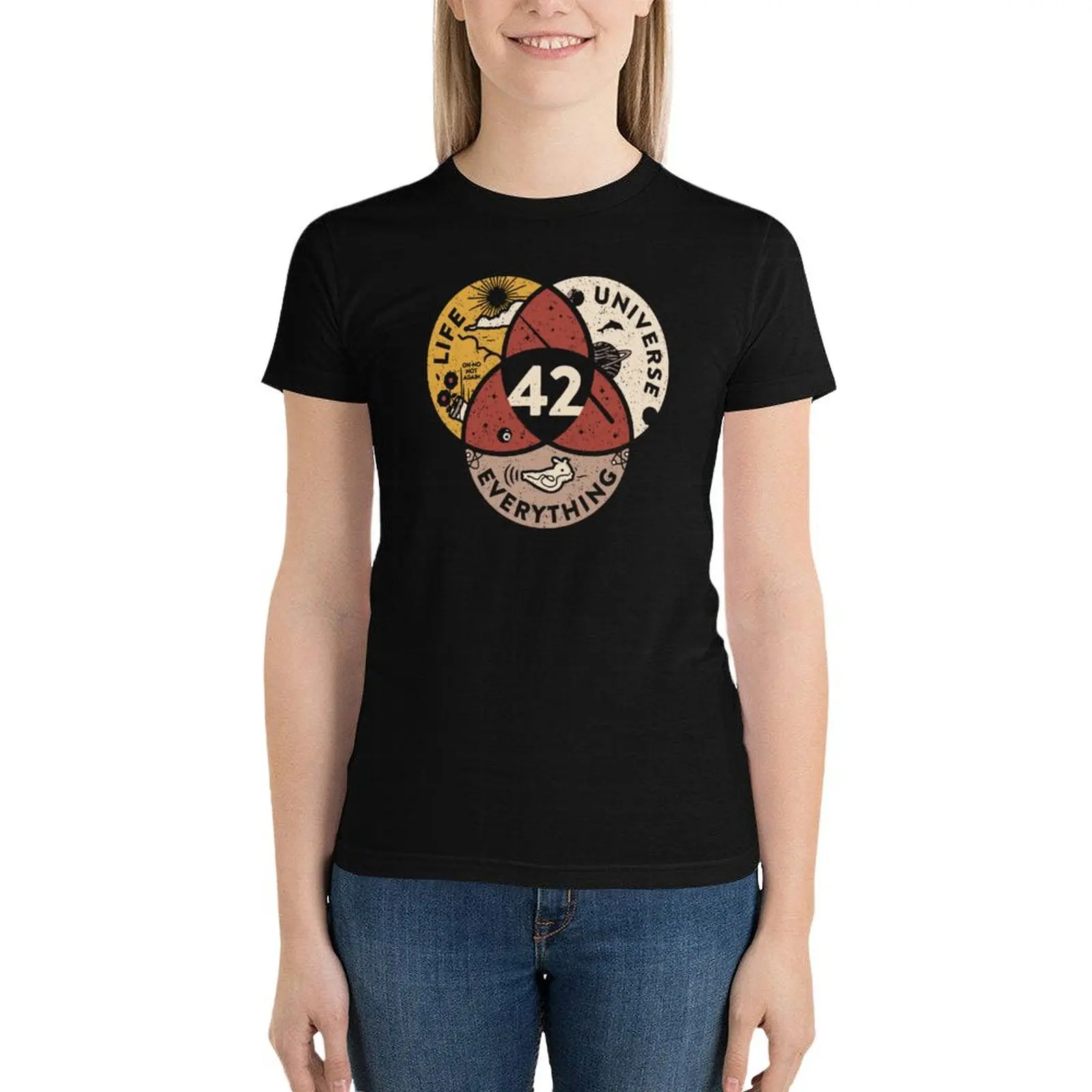 

42 The Answer To Life The Universe And Everything T shirt Hitchhikers Guide To The Galaxy 42 Answer Gift T-Shirt