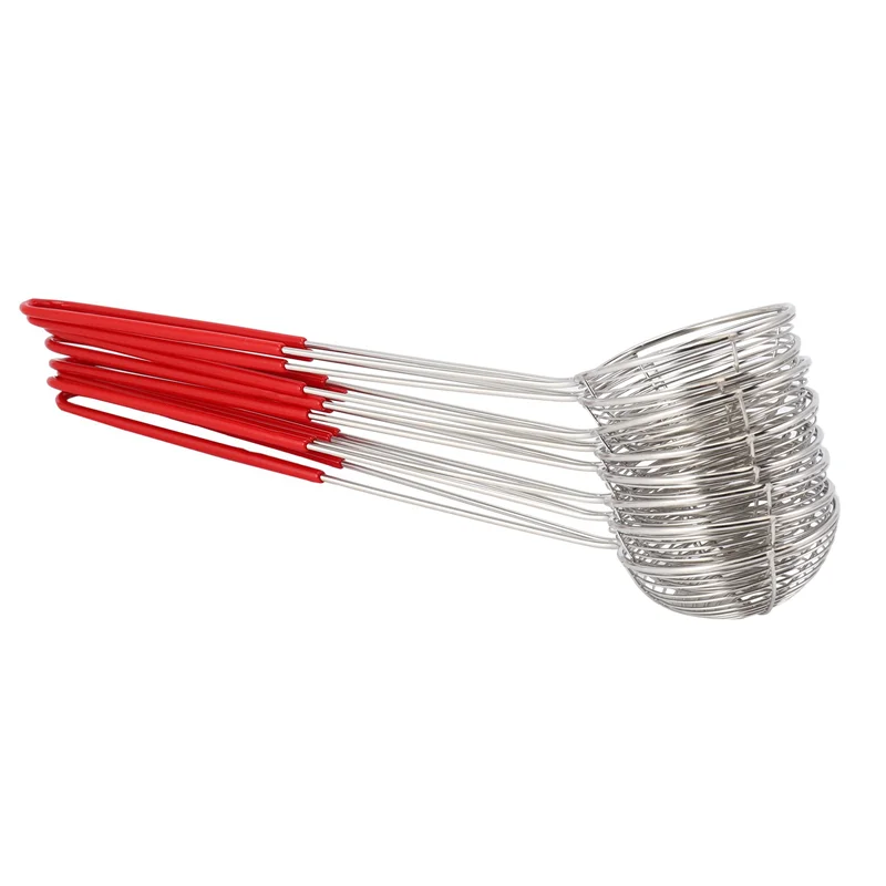 ABXF-48 шт., ситечко-паук из нержавеющей стали, маленький проволочный скиммер, дуршлаг для горячего горшка, тортеллини и фрикаделек