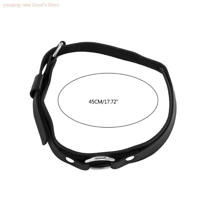 سوار الذراع العلوي 49ME البسيط PU جلدي كفة أزياء ملهى ليلي قميص حامل الأكمام القابلة للتعديل للنادل #6