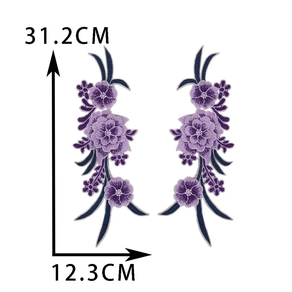 Polyester embroidery with the Same model sewing lace DIY fabric color embroidery decoration clothing accessories lace