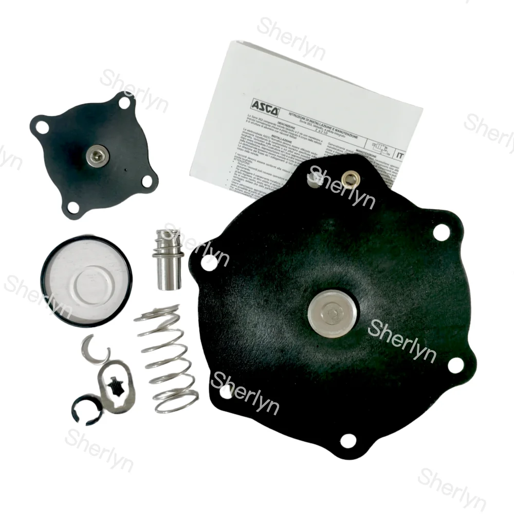 ASCO2 Inch Diaphragm C140742 Maintenance Kit Dynamic Iron Core Snap Spring O-ring Diaphragm Pulse Valve SCG353A050