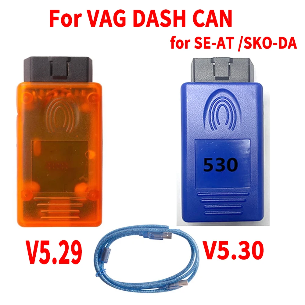 Para vag ddash pode v5.29 v5.30 para S-KODA ferramentas de diagnóstico do carro scanner código imobilizador eeprom programador chave VAGdash-CAN