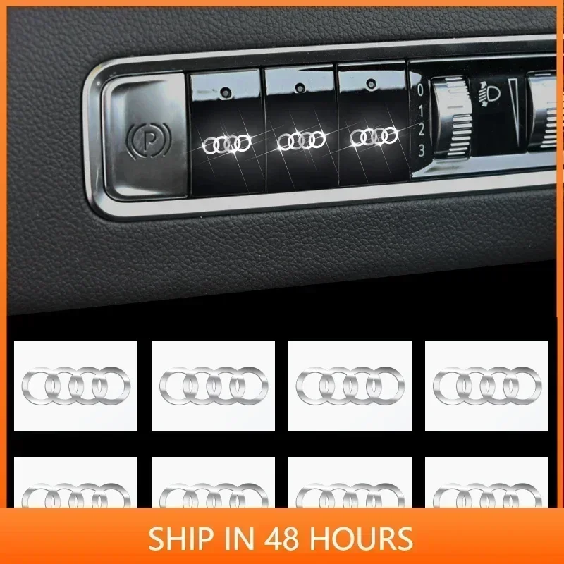 

Car Logo 3D Metal Stickers Decorative Accessories for Audi A3 A4 B8 8P B9 8V B6 A5 B7 A1 A6 C6 Q3 Q5 C7 8I kuga A7 TT Q7 S3