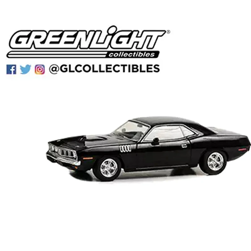 Greenlight 1/43 Proportion John Wick: Chapter 4 Cuda Can Be Opened Series Diecast Model Alloy Car Child Christmas Gift