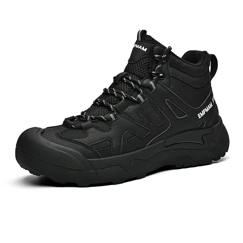 Zapatos de montaña transpirables para mujer, botas de senderismo para actividades al aire libre, zapatos de senderismo para hombre, botas de caña alta unisex, impermeables, nuevos.
