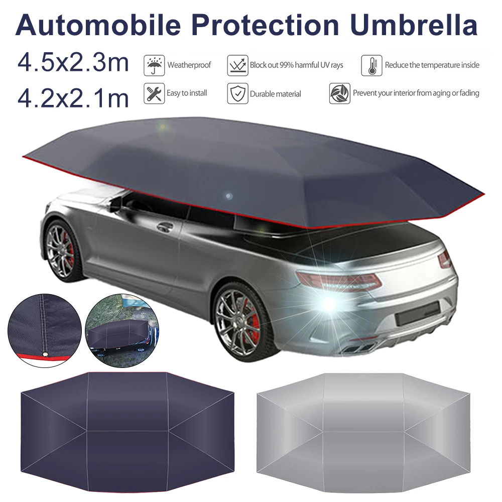 

Outdoor Summer Thermal Insulation Carport Tarpaulin Car Sunshade Tarpaulin Canopy Cover UV Protection Car Sunshade Awning