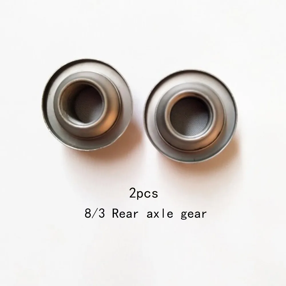 2pcs Bicycle Axle Gears Bike Black Cone Cycle Hub Iron Nut 8/3Rear Axle Gear High Quality Bicycle Accessories Parts Bicicleta