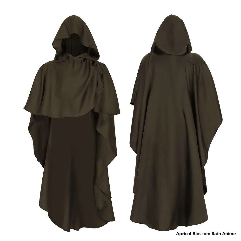 Średniowieczny strój rycerski, kostium na Halloween, przebranie sceniczne, szata mnicha, odzież do odgrywania ról, cosplay, odzież etniczna damska