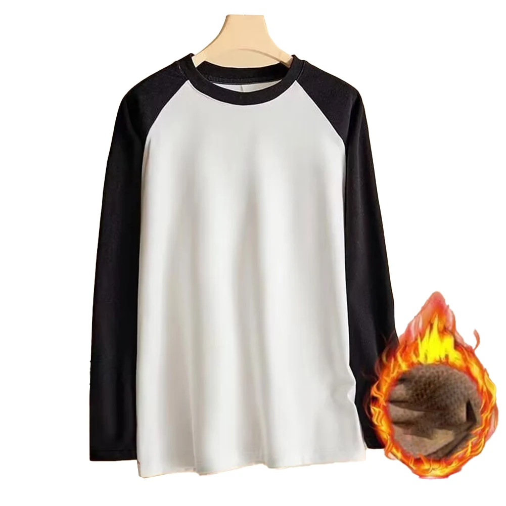 

For All Seasons Brown Round Neck Pullover Casual Blouse Splicing Pattern Polyester Fabric Round Neck Brand New