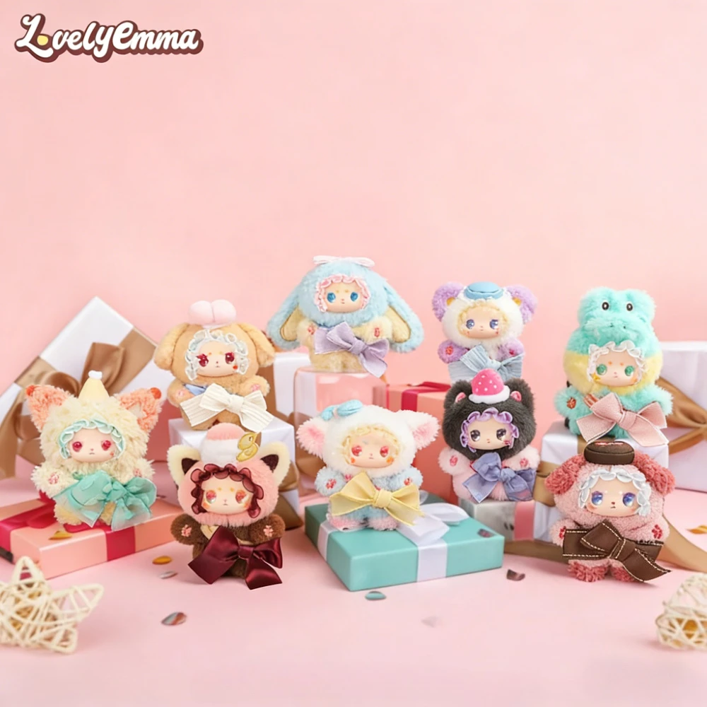 

LOVELYEMMA Lucky NO.1 Series Blind Box: Милая плюшевая кукла, настольное украшение, фигурка, аниме-коллекция, сюрприз-бокс, модная игрушка, подарок