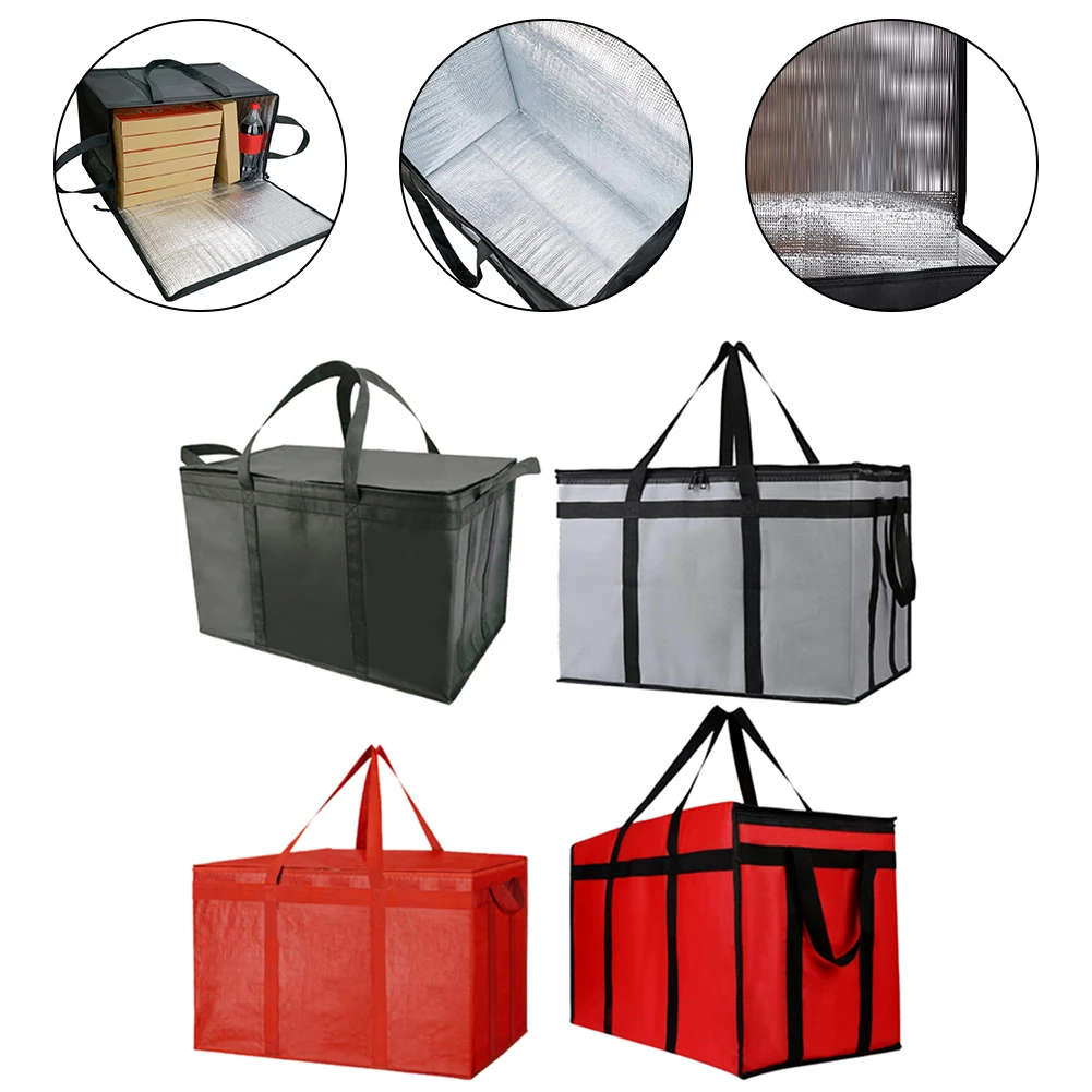 For Food Insulation Bag with Reliable Zippers and Spacious Design for Easy Carrying During Deliveries and Shopping Trips