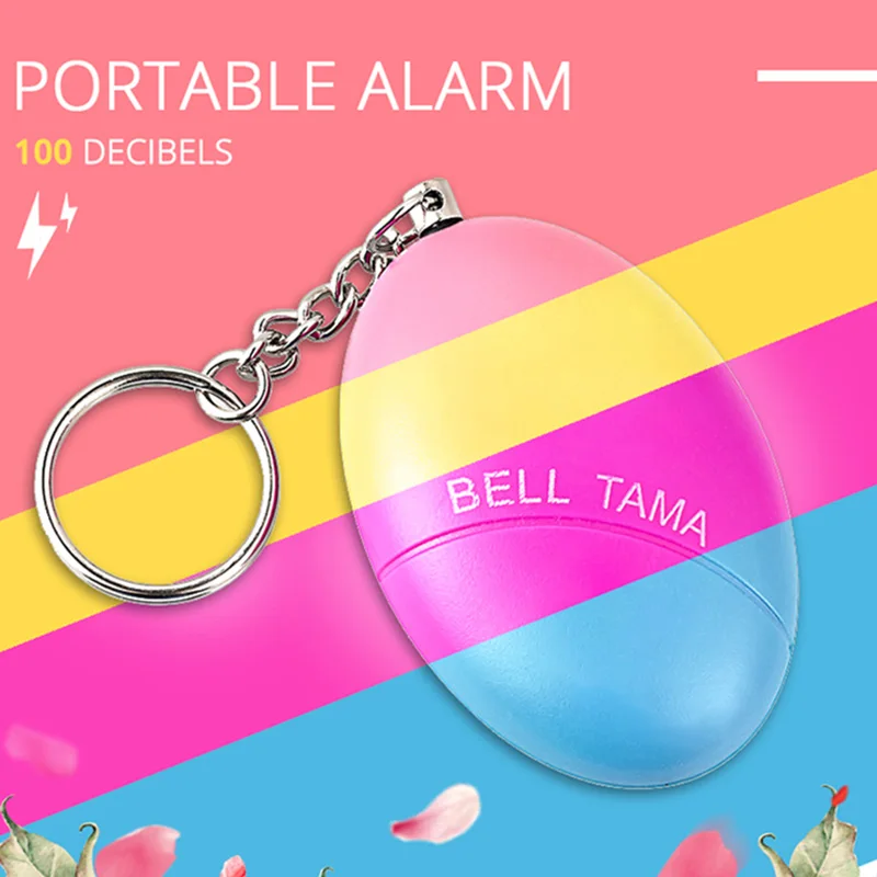 ZK30 Mixsight Self Defense Alarm 120dB Emergency Alarm Egg Shape Girl Women Security Protect Alert Personal Safety Scream