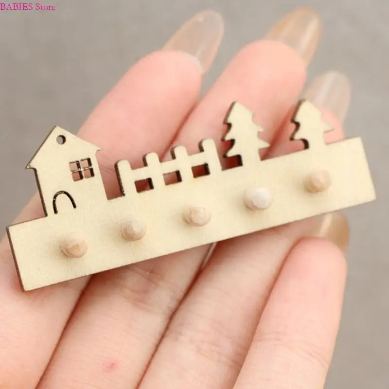 

C9GB Doll House Model Realistic Dollhouses Wall Hooks Realistic Play Display Hooks Realistic 1:12 Model Display Hooks Toy