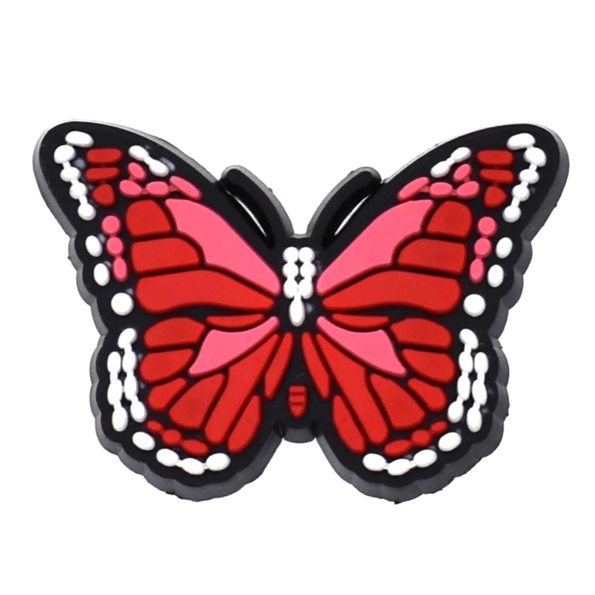 1 Uds. Abalorio de mariposa para zapatos DIY para Crocs, accesorios para zapatos, insignia, alfileres Unisex para niños, decoración, Jeans, regalo de fiesta, envío directo