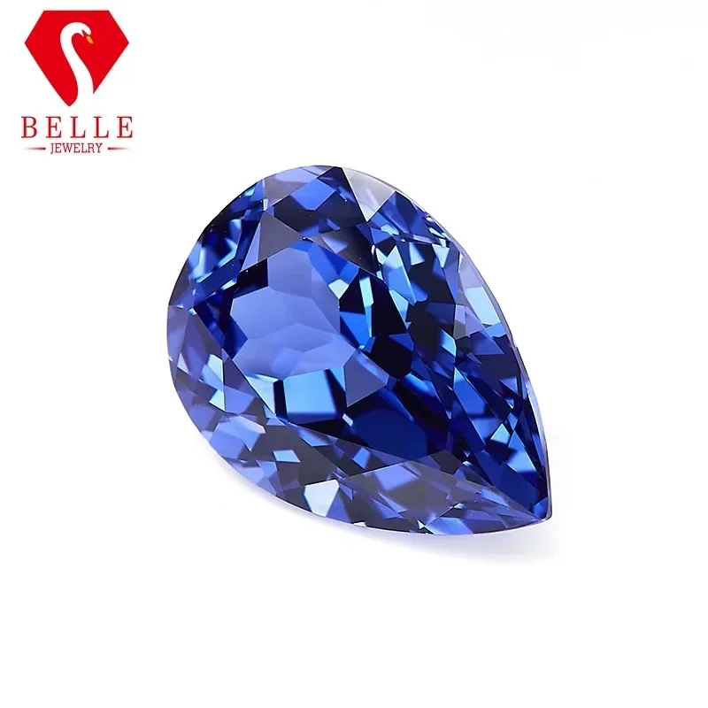 HP Hot Sale Brilliant Pear Natural Lab Grown Sapphire Moissanite VVS1 AGL Certificated Diamond Beads for Jewelry Making Charms