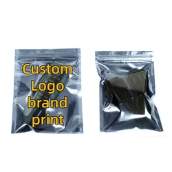 200pcs Plastic Anti-Static Shielding Zip Lock Bag Circuit Board Battery USB Camera Hard Disk ESD Logo Printing Packaging Pouches