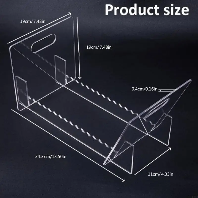 

F19B Модные организаторы звукозаписи стоят со прочной акриловой базой для коллекционеров