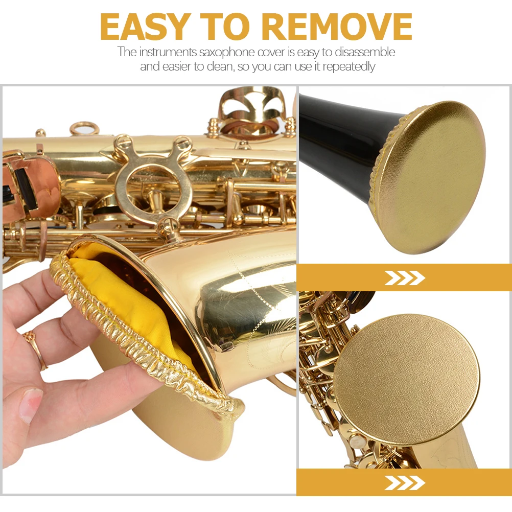 

Dust-proof Hat for Musical Instruments Alto Saxophone Bell Cover Clarinet Mouthpiece Tooth Guard Flute Trumpet Pads Trombone