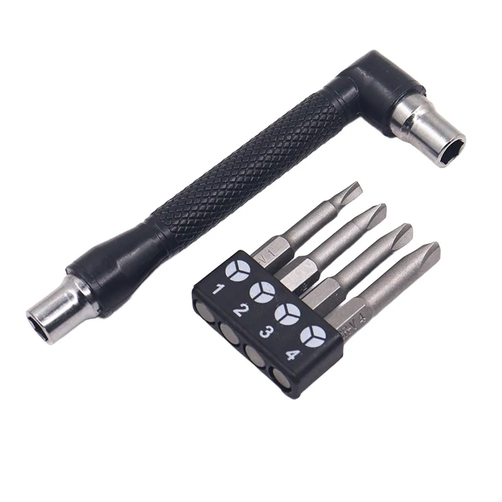 

Special-Shaped Screwdriver Set With L Type Wrench Handle Cross Flathead Triangle Y U Three Points Four Points Bit For Home Repai