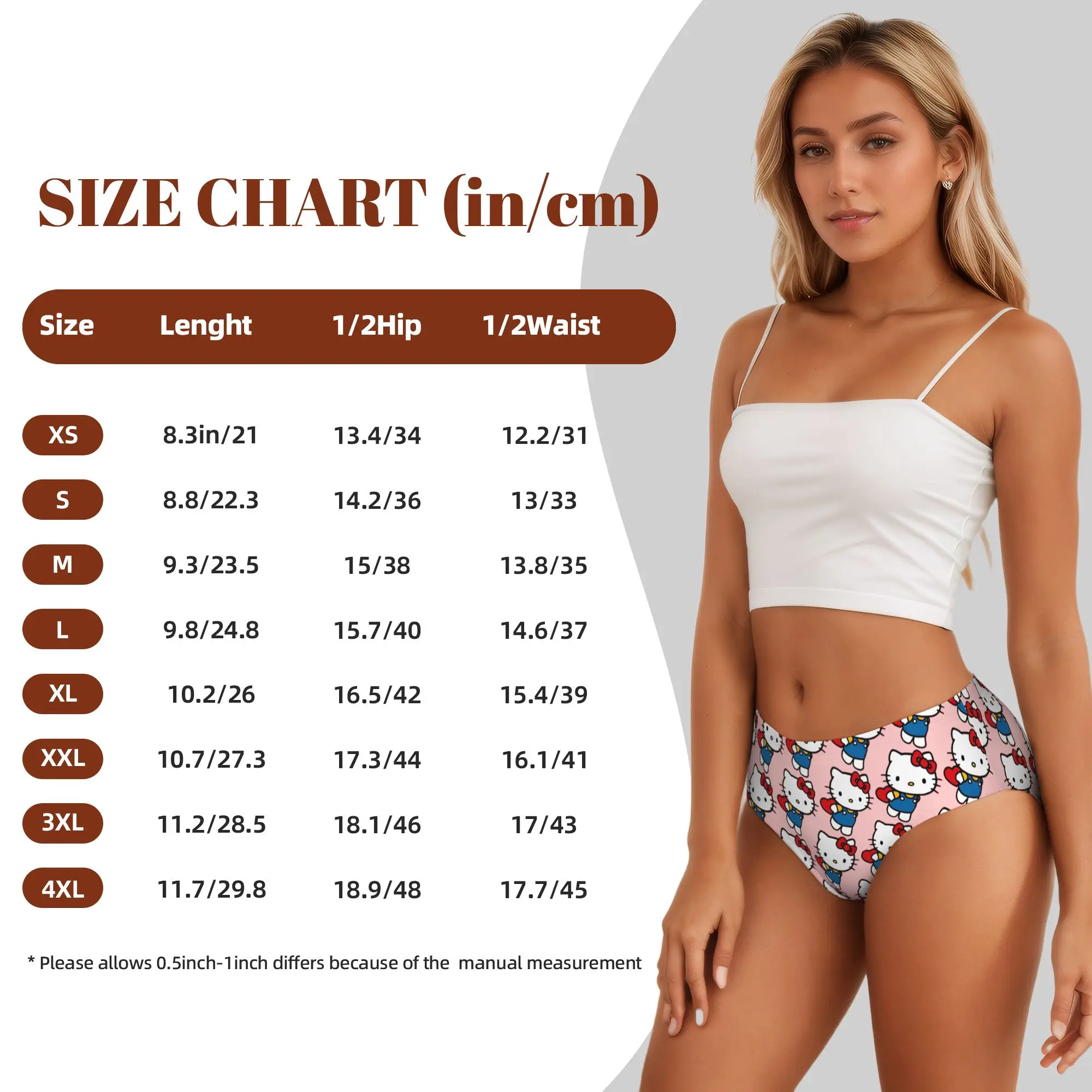 Custom Kitties Kitten Briefs Underwear Womens Comfortable Stretch Cute Cat Panties - view 5