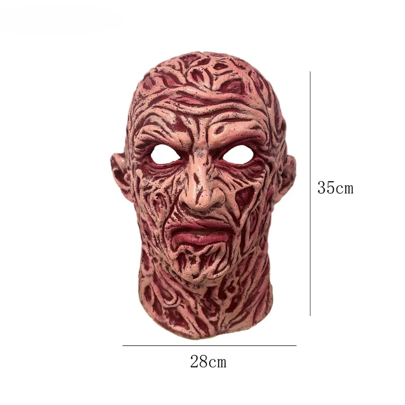 

Freddy Krueger Halloween Silicone Full Head Mask Scary Party Masquerade Costume Prop Cosplay Accessories hf5]]